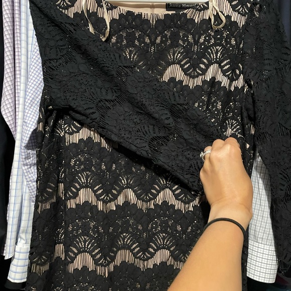 Black and Tan lace dress - Picture 4 of 6